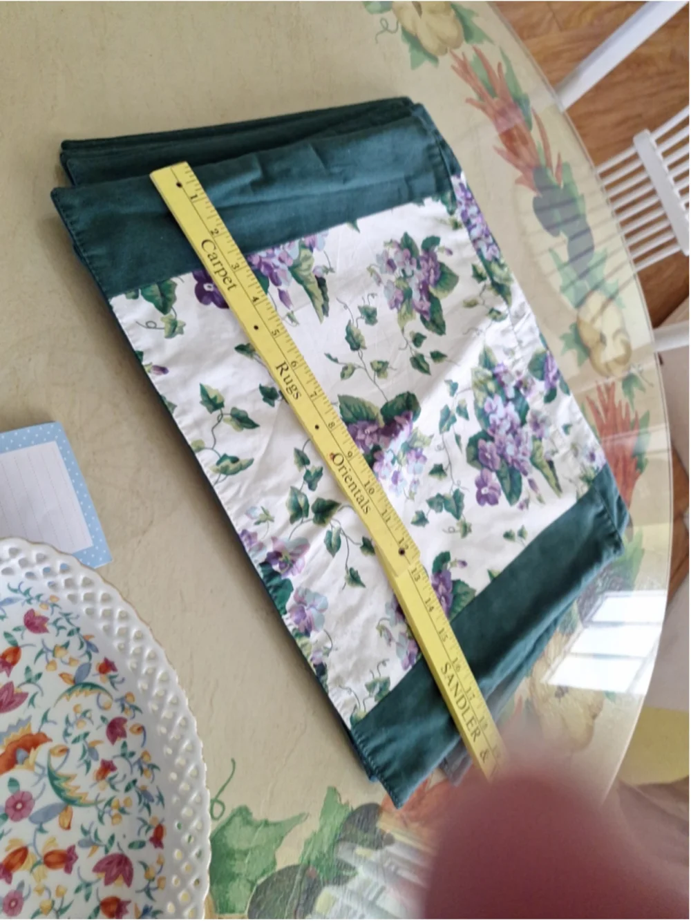 6 handmade placemates